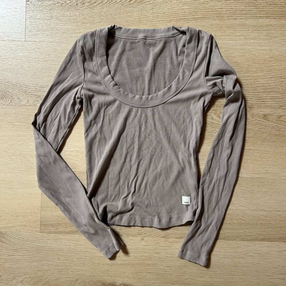 Vuori Ribbed Long Sleeve Top